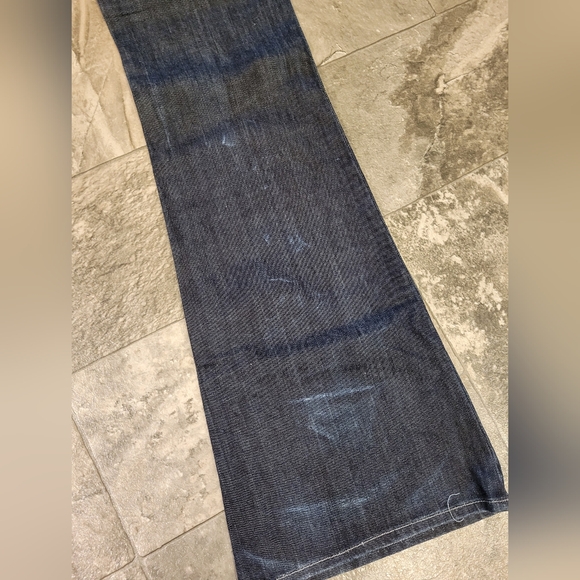 William Rast Dark Blue Flare Jeans - Picture 3 of 6
